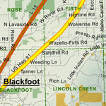 Idaho Department of Fish & Game General Season Hunt Areas - Deer - Unit 69 digital map