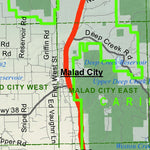 Idaho Department of Fish & Game General Season Hunt Areas - Deer - Unit 73 digital map