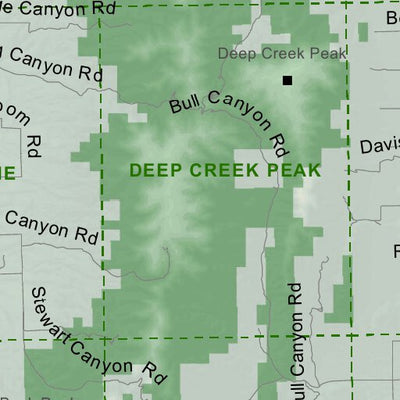 Idaho Department of Fish & Game General Season Hunt Areas - Deer - Unit 73A digital map