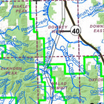 Idaho Department of Fish & Game General Season Hunt Areas - Elk - Bannock Zone digital map