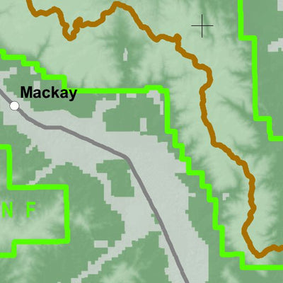 Idaho Department of Fish & Game General Season Hunt Areas - Elk - Beaverhead Zone digital map