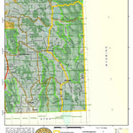 Idaho Department of Fish & Game General Season Hunt Areas - Elk - Diamond Creek Zone digital map