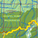 Idaho Department of Fish & Game General Season Hunt Areas - Elk - Elk City Zone digital map