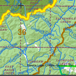 Idaho Department of Fish & Game General Season Hunt Areas - Elk - Middle Fork Zone digital map