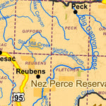 Idaho Department of Fish & Game General Season Hunt Areas - Elk - Palouse Zone digital map