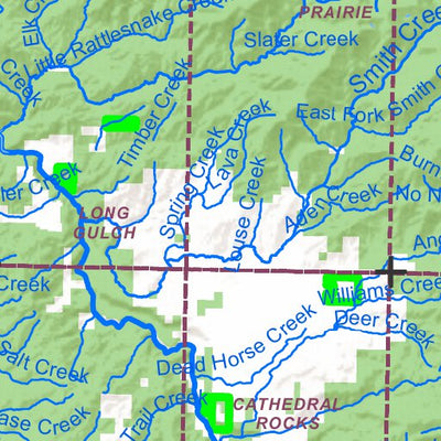 Idaho Department of Fish & Game General Season Hunt Areas - Elk - Portion of Unit 39 (Exception) digital map