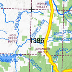 Idaho Department of Fish & Game General Season Hunt Areas - Elk - Portion of Units 22 and 32A digital map