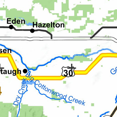 Idaho Department of Fish & Game General Season Hunt Areas - Elk - Unit 53 digital map