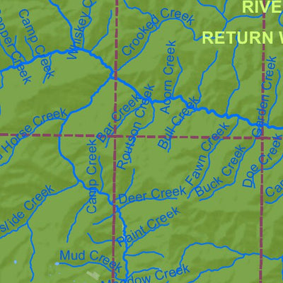 Idaho Department of Fish & Game General Season Hunt Areas - Elk - Units 20A and 26 digital map