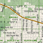 Idaho Department of Fish & Game General Season Hunt Areas - Elk - Units 55, 56 and 57 digital map