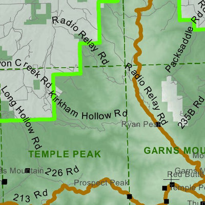 Idaho Department of Fish & Game General Season Hunt Areas - Elk - Units 64, 65, and 67 digital map