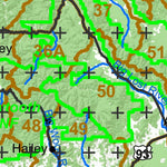 Idaho Department of Fish & Game General Season Hunt Areas - Forest Grouse - Remainder of the state of Idaho not in Panhandle Zone digital map