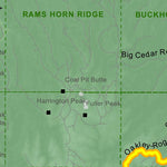Idaho Department of Fish & Game General Season Hunt Areas - Forest Grouse - Units 1, 2, 3, 4, 4A, 5, 6, 7 and 9 digital map