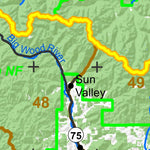 Idaho Department of Fish & Game General Season Hunt Areas - Furbearer - Custer and Lemhi Counties digital map