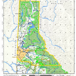 Idaho Department of Fish & Game General Season Hunt Areas - Furbearer - Panhandle Furbearer Region digital map