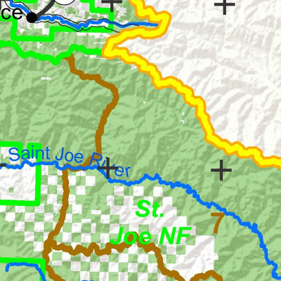 Idaho Department of Fish & Game General Season Hunt Areas - Furbearer - Panhandle Furbearer Region digital map