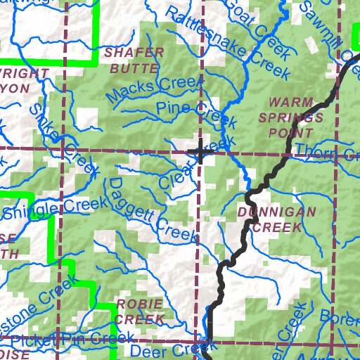General Season Hunt Areas - Lion - Unit 38 Map by Idaho Department of ...