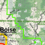 Idaho Department of Fish & Game General Season Hunt Areas - Lion - Unit 39 digital map