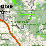 Idaho Department of Fish & Game General Season Hunt Areas - Lion - Unit 40 digital map