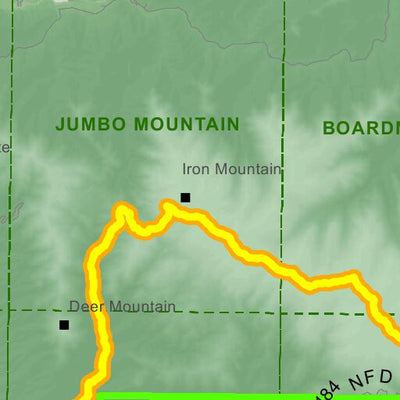 Idaho Department of Fish & Game General Season Hunt Areas - Lion - Unit 43 digital map