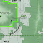Idaho Department of Fish & Game General Season Hunt Areas - Lion - Unit 55 digital map