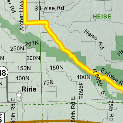 Idaho Department of Fish & Game General Season Hunt Areas - Lion - Unit 64 digital map