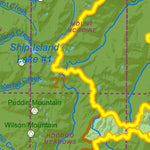 Idaho Department of Fish & Game General Season Hunt Areas - Lion - Units 21 and 28 Inside Designated Wilderness digital map