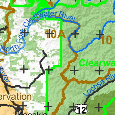 Idaho Department of Fish & Game General Season Hunt Areas - Pheasant - Management Area 1 digital map