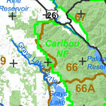 Idaho Department of Fish & Game General Season Hunt Areas - Sharp-Tail - Management Area 1 digital map