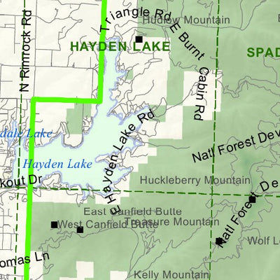 Idaho Department of Fish & Game General Season Hunt Areas - Turkey - Unit 2 digital map