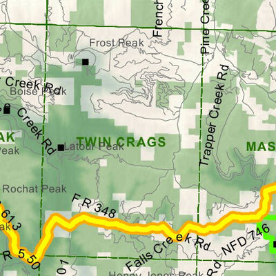 Idaho Department of Fish & Game General Season Hunt Areas - Turkey - Unit 6 digital map