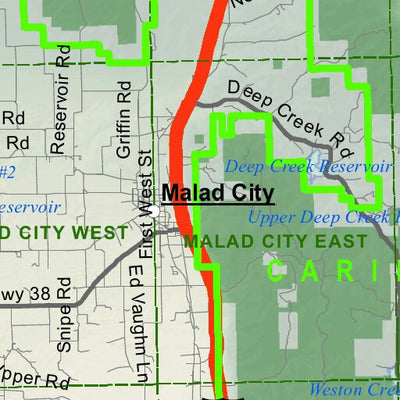 Idaho Department of Fish & Game General Season Hunt Areas - Turkey - Unit 73 digital map