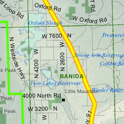 Idaho Department of Fish & Game General Season Hunt Areas - Turkey - Unit 74 digital map