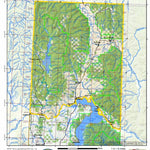 Idaho Department of Fish & Game General Season Hunt Areas - Wolf - Unit 1 private lands only digital map