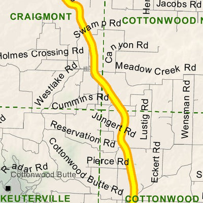 Idaho Department of Fish & Game General Season Hunt Areas - Wolf - Unit 11A digital map