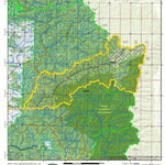 Idaho Department of Fish & Game General Season Hunt Areas - Wolf - Unit 12 private lands only digital map