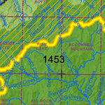 Idaho Department of Fish & Game General Season Hunt Areas - Wolf - Unit 12 private lands only digital map