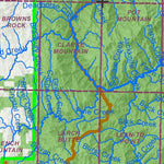 Idaho Department of Fish & Game General Season Hunt Areas - Wolf - Unit 12 private lands only digital map