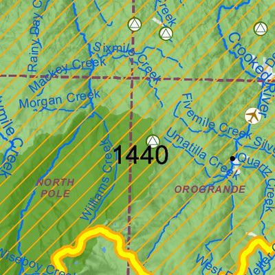 Idaho Department of Fish & Game General Season Hunt Areas - Wolf - Unit 15 private lands only digital map