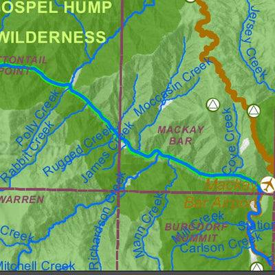 Idaho Department of Fish & Game General Season Hunt Areas - Wolf - Unit 15 private lands only digital map