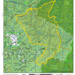 Idaho Department of Fish & Game General Season Hunt Areas - Wolf - Unit 16A private lands only digital map