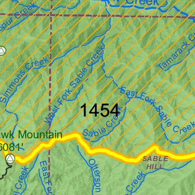 Idaho Department of Fish & Game General Season Hunt Areas - Wolf - Unit 16A private lands only digital map