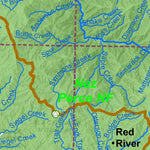 Idaho Department of Fish & Game General Season Hunt Areas - Wolf - Unit 20 private lands only digital map