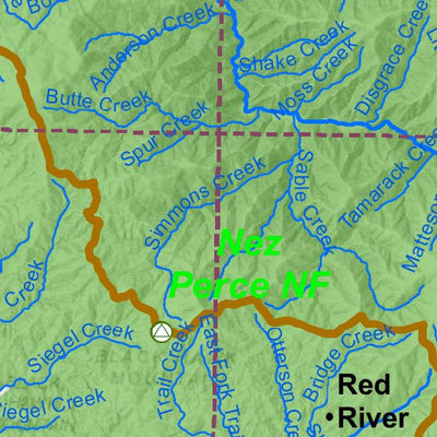 Idaho Department of Fish & Game General Season Hunt Areas - Wolf - Unit 20 private lands only digital map