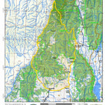 Idaho Department of Fish & Game General Season Hunt Areas - Wolf - Unit 22 private lands only digital map