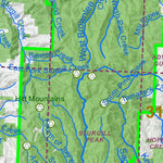 Idaho Department of Fish & Game General Season Hunt Areas - Wolf - Unit 22 private lands only digital map
