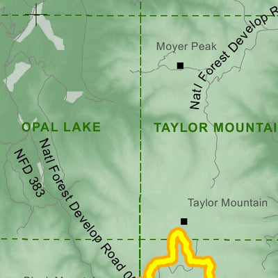 Idaho Department of Fish & Game General Season Hunt Areas - Wolf - Unit 28 digital map