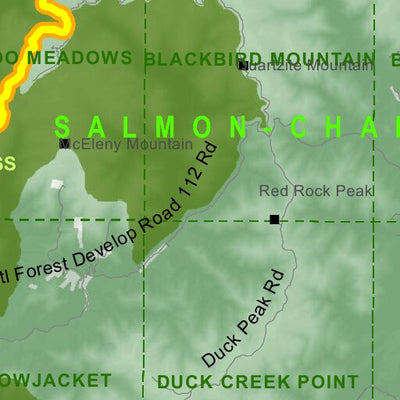 Idaho Department of Fish & Game General Season Hunt Areas - Wolf - Unit 28 digital map