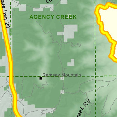 Idaho Department of Fish & Game General Season Hunt Areas - Wolf - Unit 30 digital map