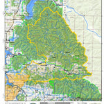 Idaho Department of Fish & Game General Season Hunt Areas - Wolf - Unit 4 private lands only digital map